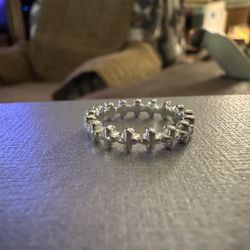 Sterling Silver Genuine CHAMILIA  Ring ( New) Sz5
