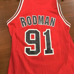 Dennis Rodman 🪱 Champion Sz 44 L