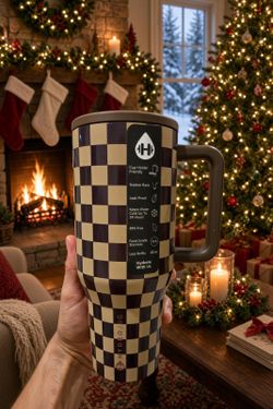 HydroJug 32oz Checkered Insulated Tumbler