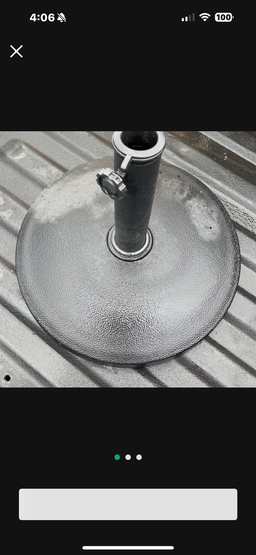 Big Strong Umbrella And Christmas Tree Stand