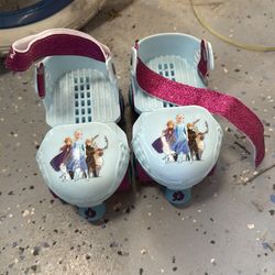 Frozen adjustable skates