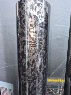 Gloss forged fiber black vinyl wrap by the yard