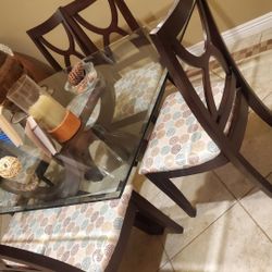 Glass Dining Table 