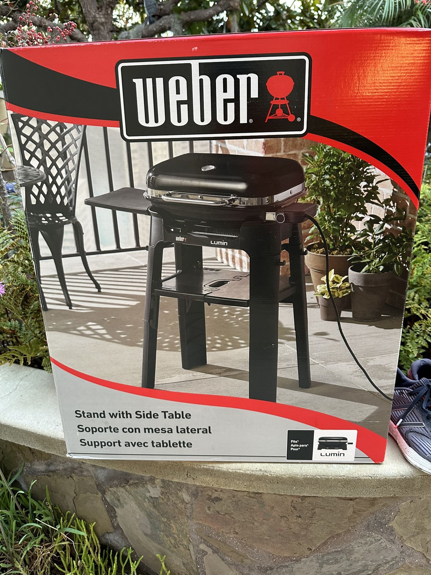 Barbecue BBQ Stand For Weber Lumin Grill