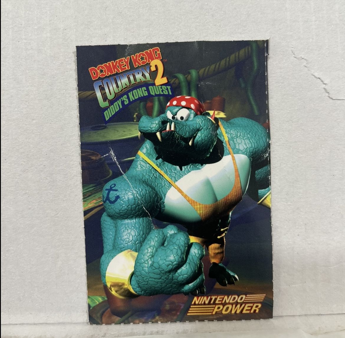 1994 Nintendo Power Donkey Kong Country 2: Diddy's Kong Quest Kruncha. Sm1