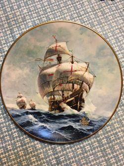 Under Full Sail Collectible Plate