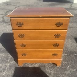 Vintage 4 drawer tall dresser/secretary desk