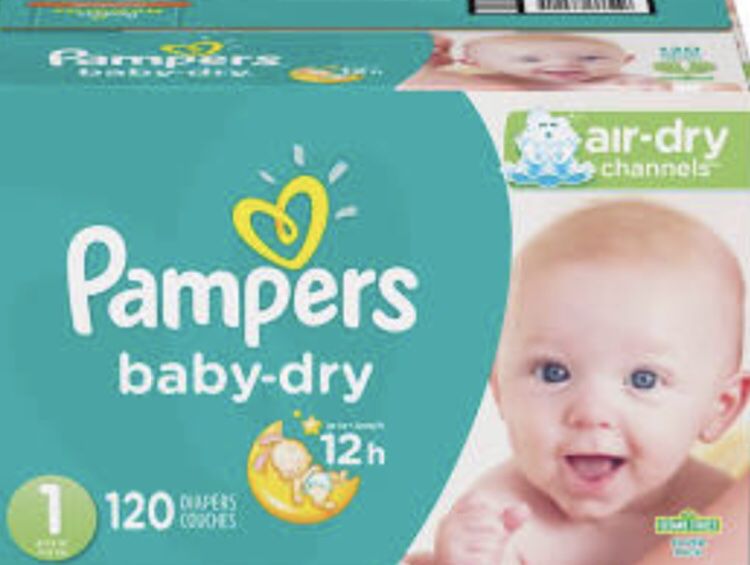 Pampers brand diapers and wipes sizes 1&2. All brand new in original packaging