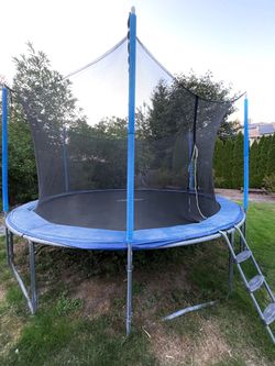 Zupapa -14FT Outdoor Trampoline With Enclosure