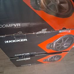 Kicker Cvr 15" 4ohm (Pioneer Kenwood Alpine Skar Jl Fi Re Audio Mtx Subwoofer Box Bass Car Stereo Amp Amplifier Crunch Hifonics Clarion Speakers Sony)