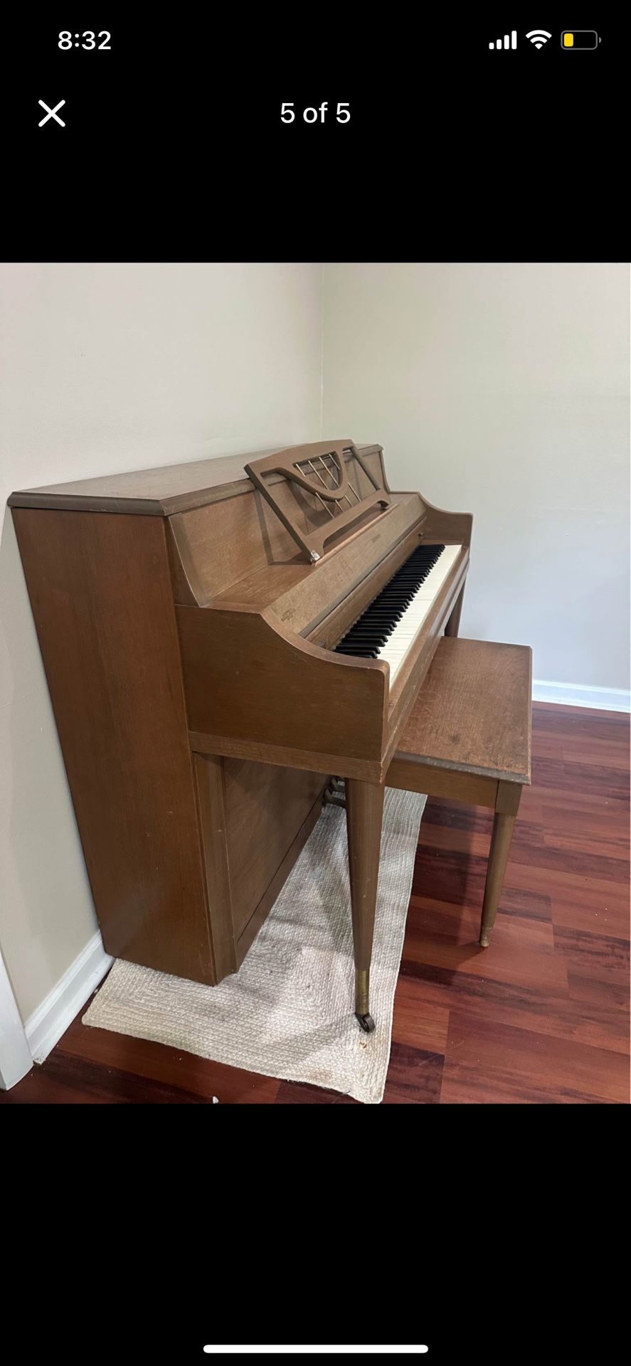 Antique Harrington Piano