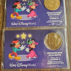 Disney world passholder collectible coins