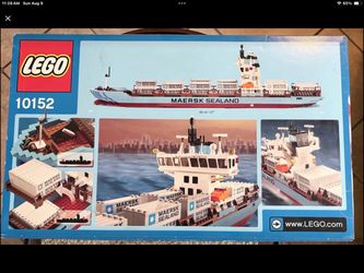 Retired LEGO 10152 Maersk Sealand Container Ship (2005) – 988 Pieces