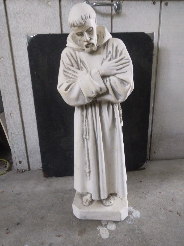 Religious Statue  24" hi.  Solid Stone 