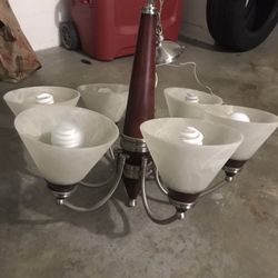 6 Light Ceiling Chandelier