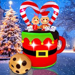6 FT Christmas Inflatables Outdoor Decoration