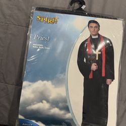 Brand New Priest Halloween Costume