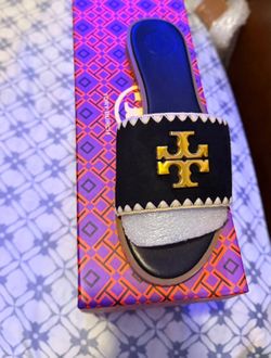 Tory Burch Slides BLACK