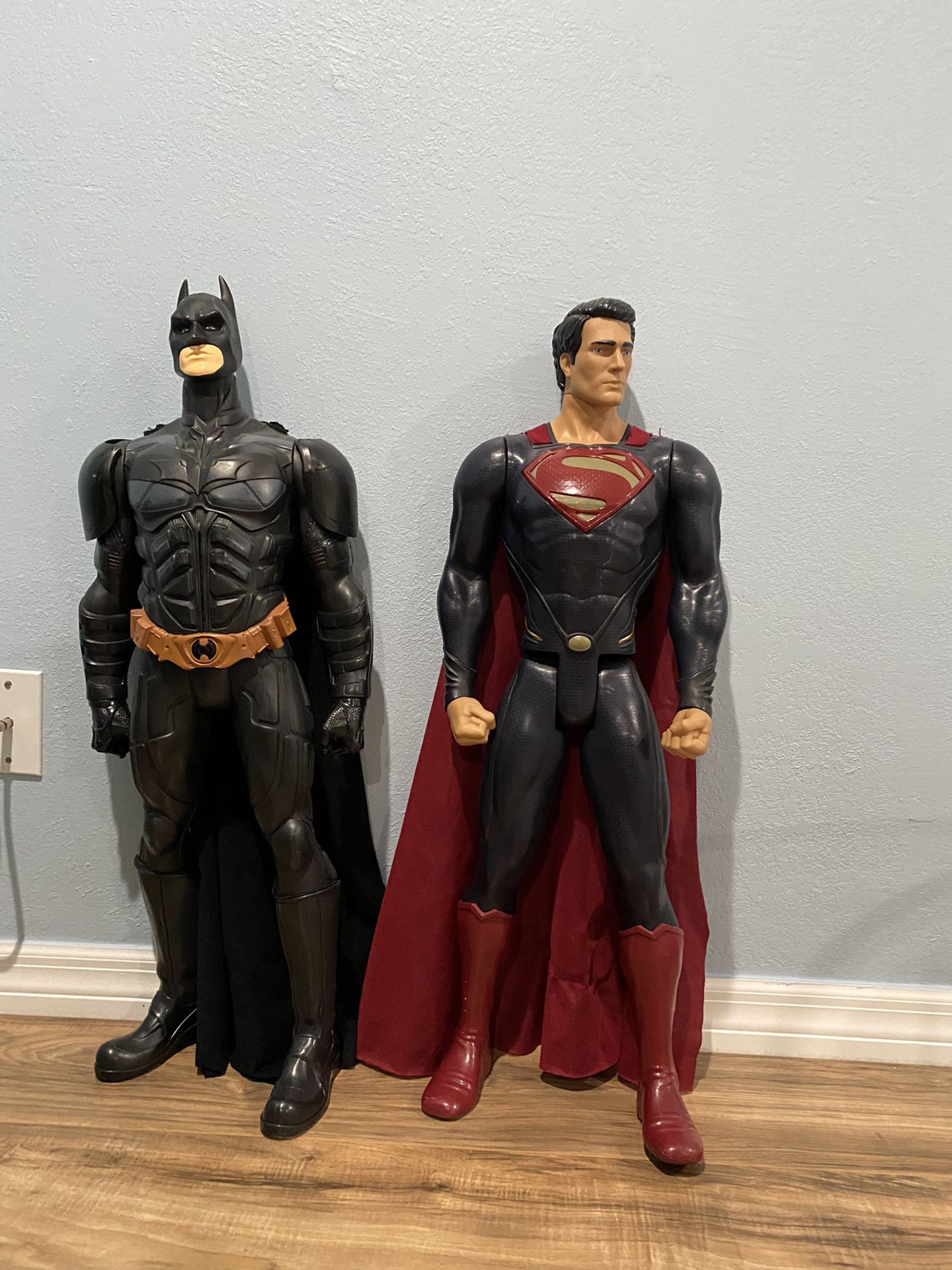 Batman and Superman Action Figures
