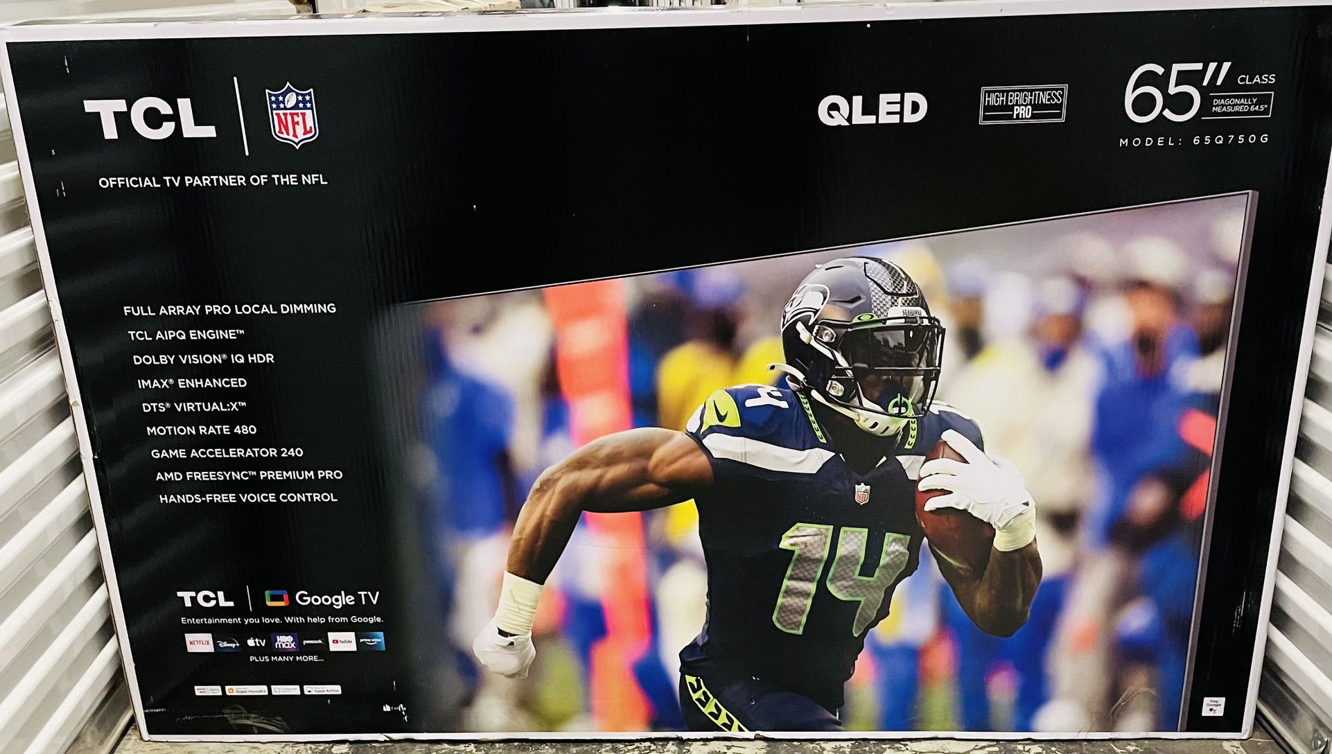 TCL 65 Inch QLED Smart TV- New In Box 