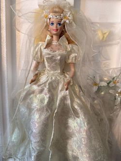 PORCELAIN 1994 Star Lily BRIDE BARBIE Limited Edition 1st in Series