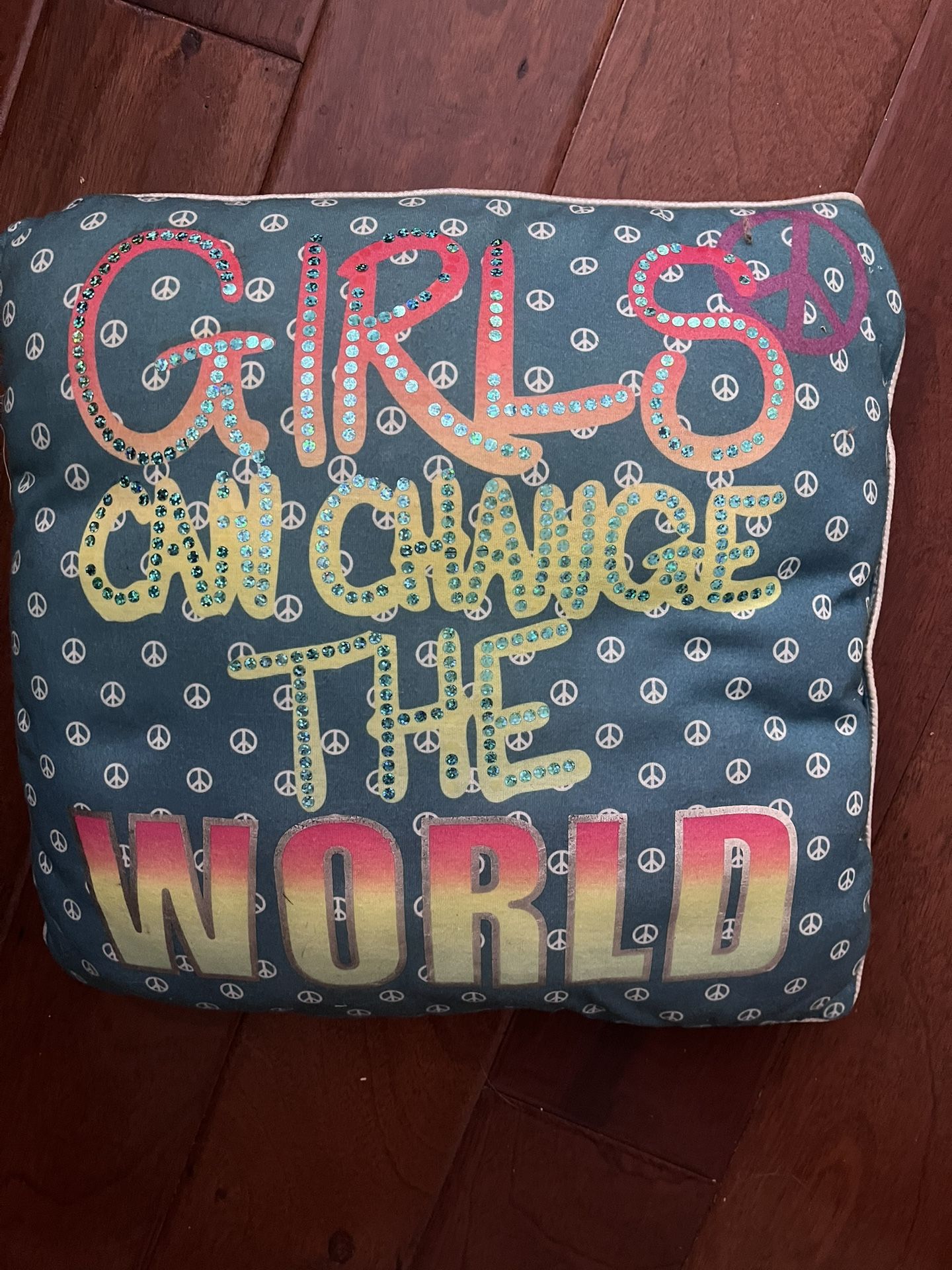 Super Cute Justice Pillow Girls Can Change The World