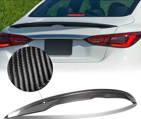 14-21 Infiniti Q50 Rear Trunk Lid Spoiler Wing