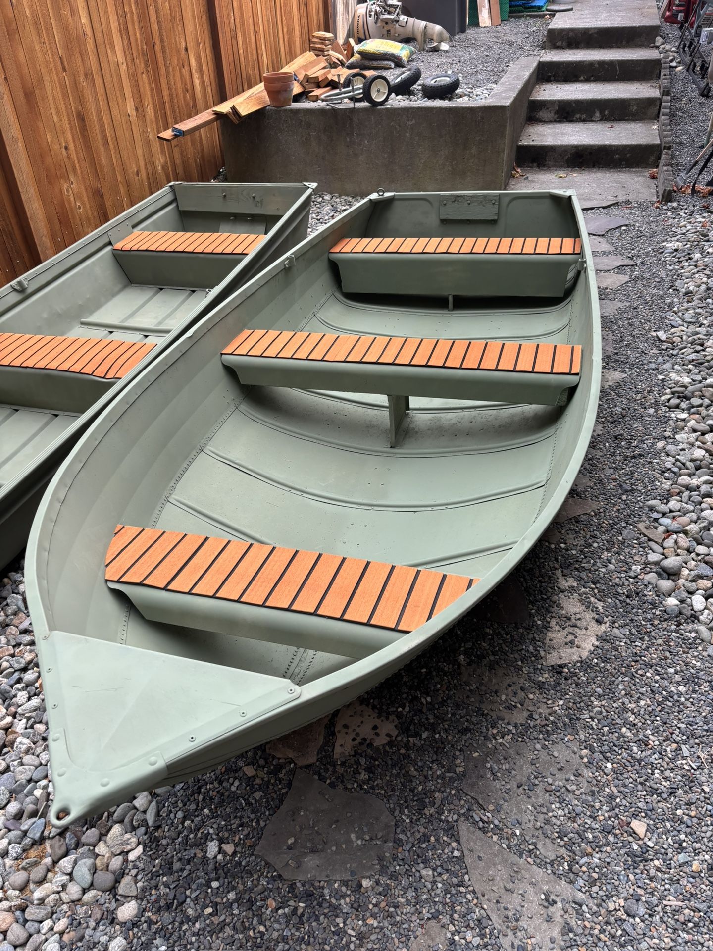 12ft Sears Aluminum V-Hull Jon Boat