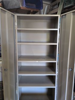 Metal shelving