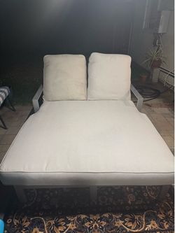 Double adjustable lounge chaise