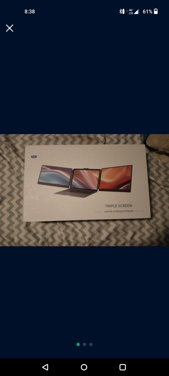 S2 TRIPLE SCREEN Laptop Extender. 