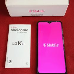 See Description Brand New LG Android K51 TMobile 3 Rear 13MP. Camera Battery Capacity 4000 mAh Battery Standby Time Up to 24.5 days smartphone. Was pu