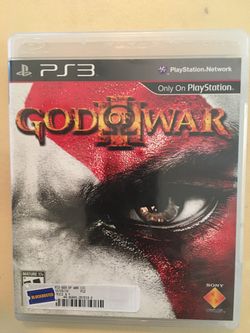 Sony PlayStation ps3 god of war 3