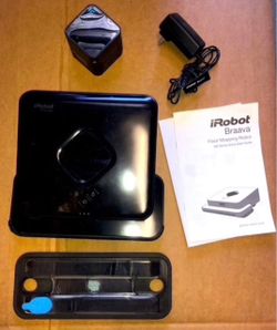 iRobot Braava 300 Series Floor Mop House Home Apartment Kitchen Bathroom Easy Fast Self Cleaning Relax