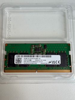 Micron 8GB DDR5 4800MHz SO-DIMM Laptop RAM Memory PC5-4800B 1Rx16