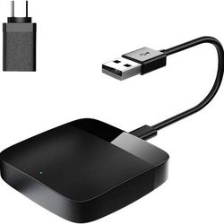 new Wireless Carplay Adapter, Converts Wired to Wireless Carplay Dongle for Wireless Control Plug & Play Carplay Fit for Cars from 2017 & for Apple iP