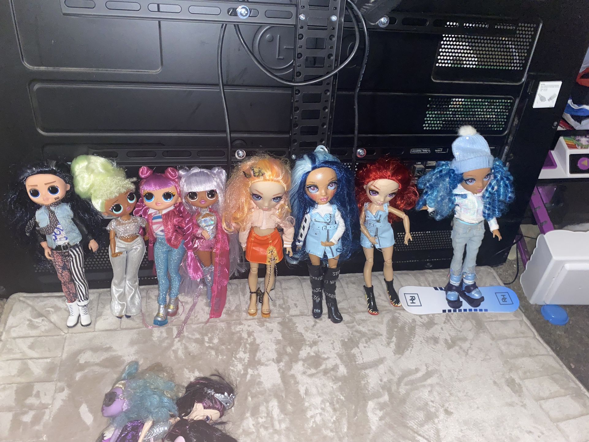 Rainbow High Doll And Lol Omg 