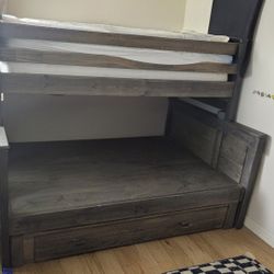 Solid Wood Bunk Bed From Living Spaces 