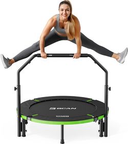 BCAN SP3 40"/48" Foldable Mini Trampoline, Rebounder Trampoline #2244A T6-3