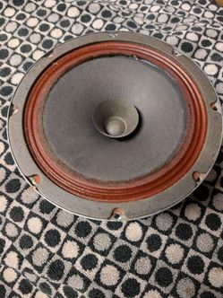 8" Full Range Speaker Entec
Measures 7.5 ohms