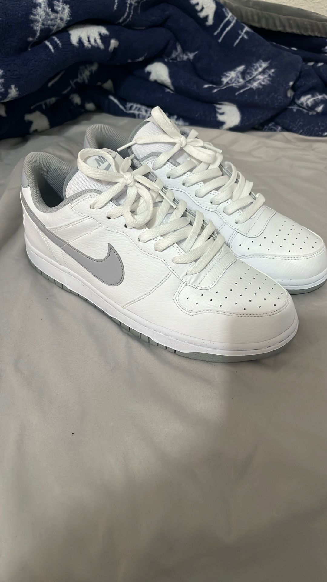 Nike Dunk White/Wolf gray Size 10