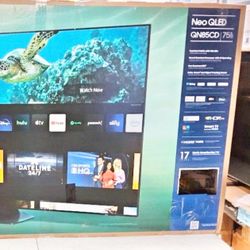 75 Samsung Tv Qn85 Smart 4k HDTV 6 Month Warranty Free Delivery 