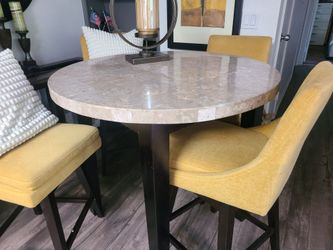 Marble Top Dining Table