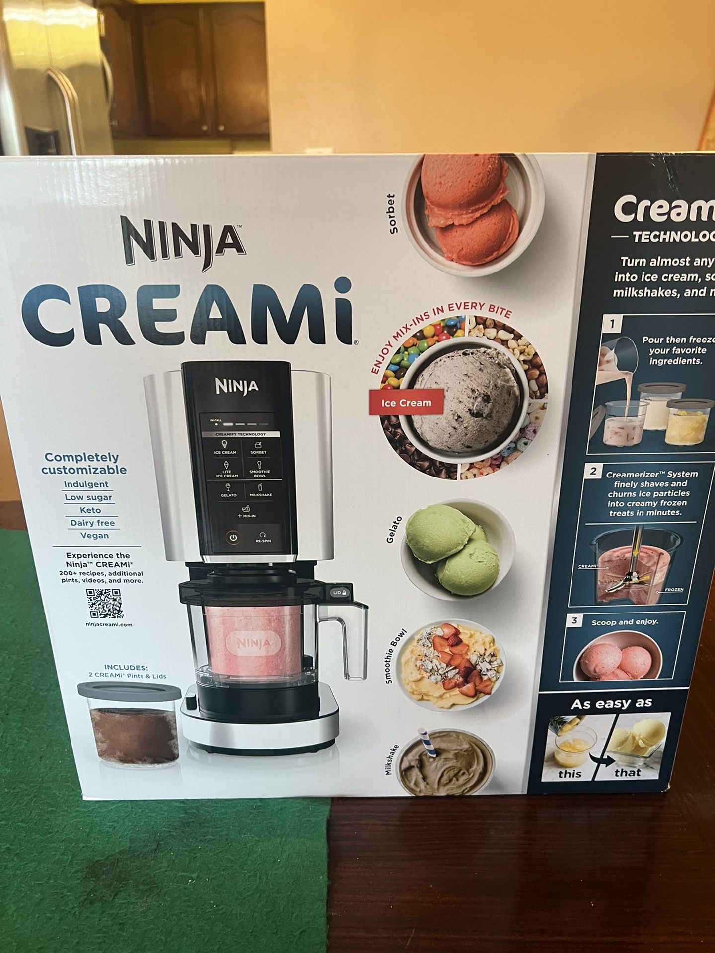 Ninja CREAMi 7-in-1 Ice Cream-Maker - appliances - by owner - sale