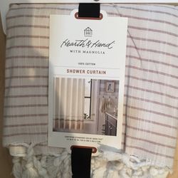 NEW 100% Cotton Shower Curtain