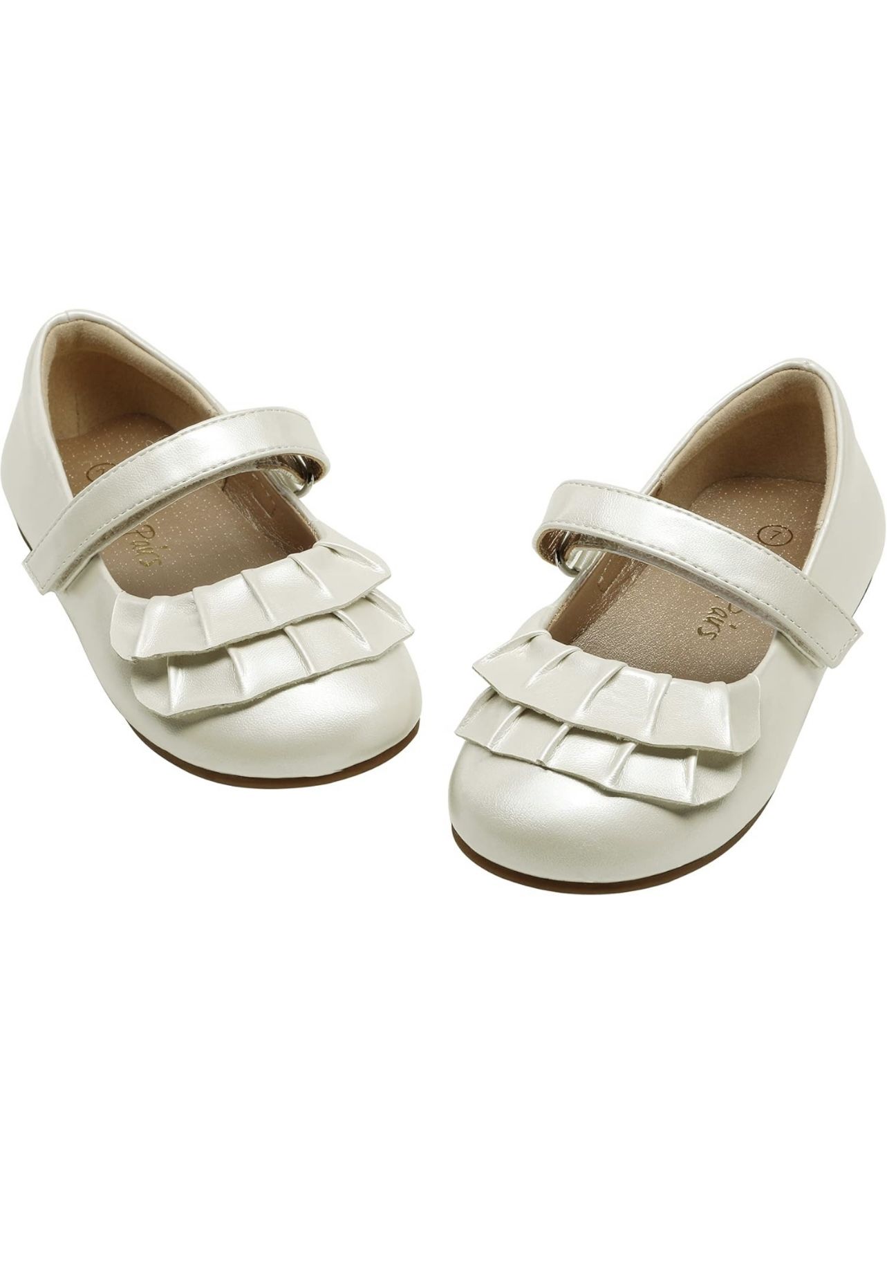 DREAM PAIRS Toddler Little Girls Mary Jane Ballet Flats Flower Girl Dress Shoes for Wedding Party School