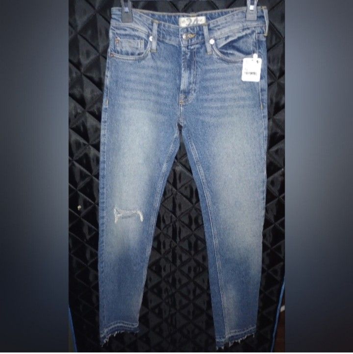 NWT Free People We The Free Mid Blue Jeans Size 24