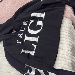 True religion cropped hoodie