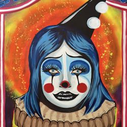 Clown Girl Art