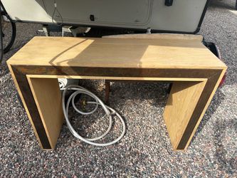 Wood & Metal Console Table or Desk